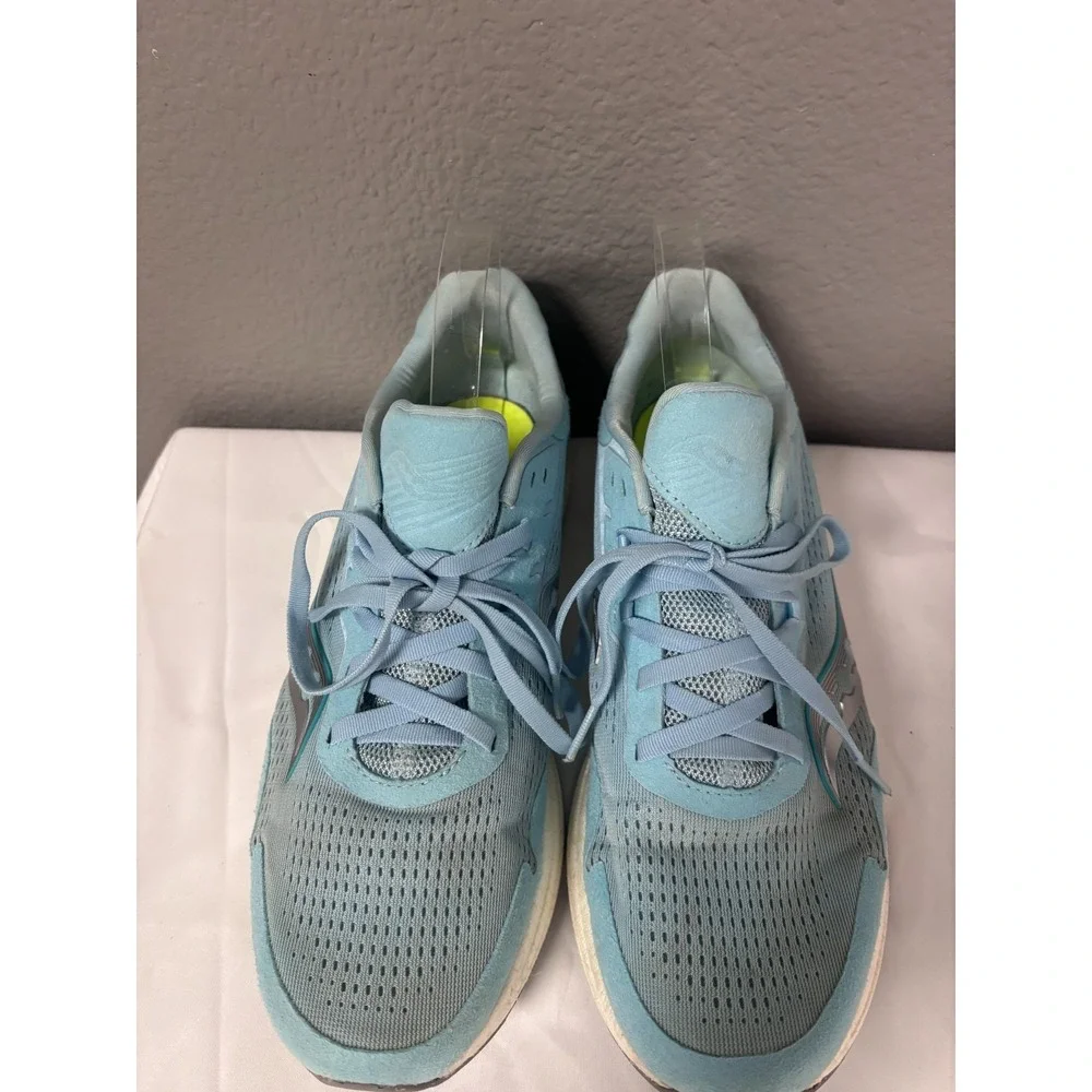 Saucony Womens 9 Freedom 4 Running Shoes Blue S10617-20 PWRRUN+ Athletic Sneaker